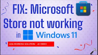 Solved: Microsoft Store not working in Windows 11