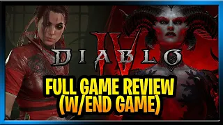 Diablo 4 Review Full Game : Finished Campaign (No Story Spoiler) : D4 Early Review End Game Gameplay