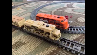 Power Trains Reviews: Collective Track Transport Train And Military Train And Cars