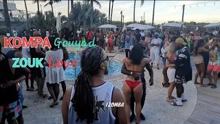 Kompa 🇭🇹 Zouk love | MBKF 2022 pool party | Miami Beach ⛱️ Florida USA 🇺🇸