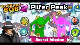 Robbery Bob 2 Pilfer  Peak Secret  Mission - Use Green Bob - Teleportation Mine - Energy Drink