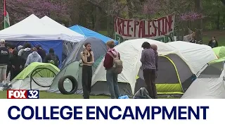 Encampments on college campuses across US continue