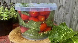 Квашені помідори на зиму/Перевірений роками рецепт смачних квашених помідорів🍅