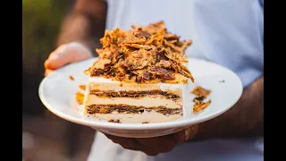 Baklava Ice cream Cake