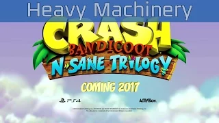 Crash Bandicoot N. Sane Trilogy - PSX 2016 Heavy Machinery Gameplay [HD 1080P]