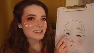 ASMR Painting Your Face (soft spoken/whisper)