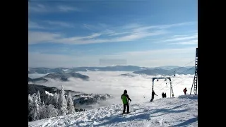 Школа горных лыж. Урок 9. Катание по буграм, глубокому снегу и целине