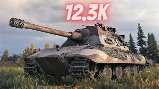 E 100  12.3K Damage  World of Tanks Replays 4K The best tank game