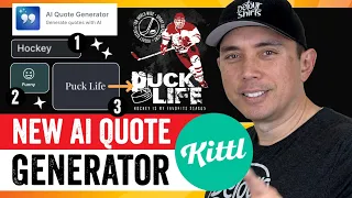 How I Created My Hockey Design With AI Tools From Kittl