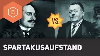 Der Spartakusaufstand und Fazit der Novemberrevolution - Der Beginn der Weimarer Republik