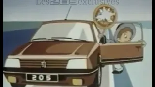 Pub Peugeot 205 Médiavision (Les 205 exclusives)