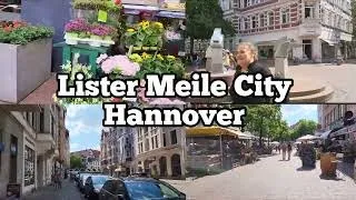 Lister Meile City   Hannover Walk in Tour    With Captions