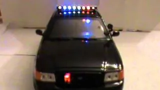 1/18 scale Pawtucket police car