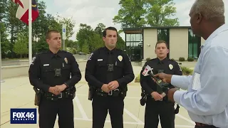 CMPD officers save woman after she slits her own throat