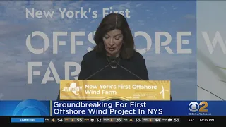 Groundbreaking For First Offshore Wind Project In New York