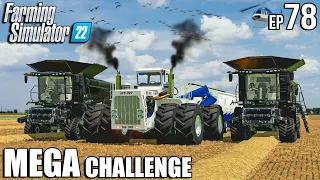 BARLEY Harvest and LOAD with IDEAL | MEGA Challenge | Farming Simulator 22 #78