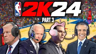 US Presidents Play NBA 2K24 (Part 3)