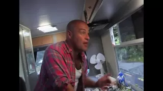 Crazy Chef cooks in Moving RV