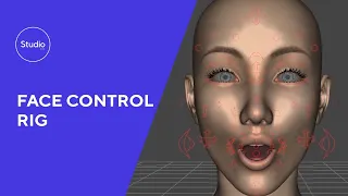 Daz 3D Education Series: Animation - Face Control Rig