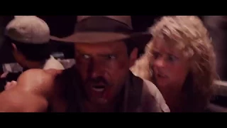 INDIANA JONES AND THE TEMPLE OF DOOM (1984) Clip Mining Cart