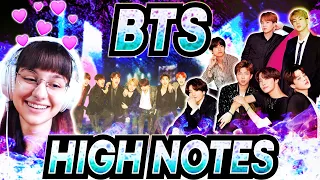 Twitch Vocal Coach Reacts to BTS Hight Notes Live