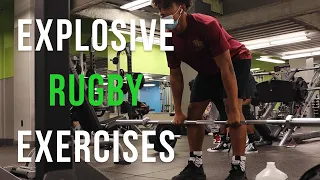 Explosive Strength Exercises for RUGBY PLAYERS! | Speed Mechanics