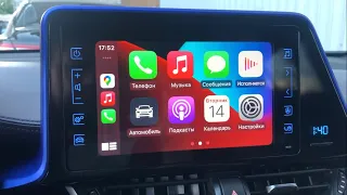 CarPlay в Toyota CH-R (Toyota Touch 2) 2016-2020 г.в.