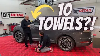 10-towel Rinseless Wash Method: no sponge, no problem!