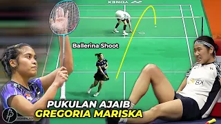 Pamer Ballerina Shot di Match Poin.!! Pukulan Ajaib Gregoria Mariska Bikin Lawan Bingung Tak Percaya