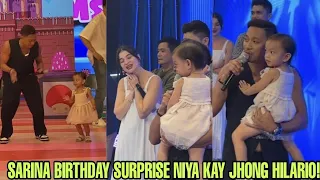 Sarina Hilario KUMANTA at SUMAYAW sa KAARAWAN ni Jhong Hilario Sa It's Showtime!Anne Curtis REACTION