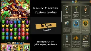 V sezon - trudny. Postacie 3* i 4* - jakie brać boosty, jakie nagrody - Empires & Puzzles by Dr Agon