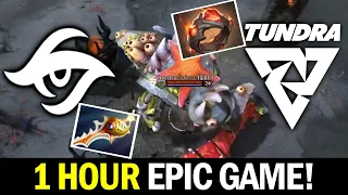 SECRET vs TUNDRA - GIANT RING Tiny! One Hour Epic Game TI11