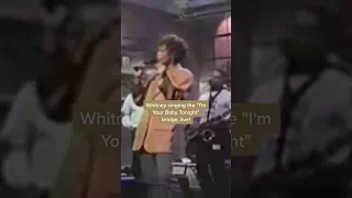 She sung this live during a rehearsal for her SNL performance | Whitney Houston Music | Music