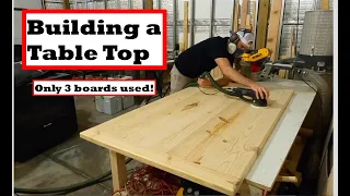 Building a Dining Table Top from Pine Framing Lumber (Farmhouse Table Series 3 of 5)