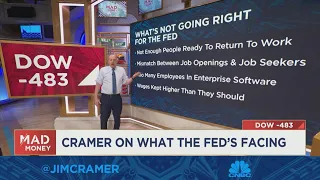 Jim Cramer explains why the Fed needs to keep hiking interest rates