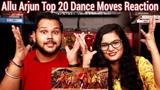 Fandom Talks | North Indians reacts to Allu Arjun Top 20 Dance Moves | Aanchal & Sushant