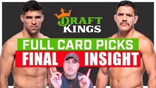 DRAFTKINGS: UFC Vegas 78: Luque vs. Dos Anjos