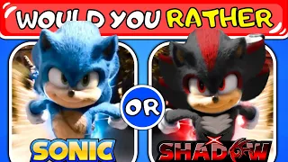 Would You Rather... SONIC Edition! 🦔💙⚡️