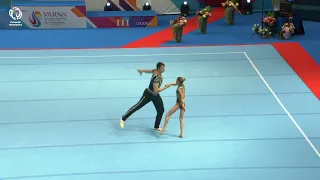 Ivan Labunets & Yevfrosyniia Kryvytska (UKR) - 2023 ACRO European Champions, Junior Balance