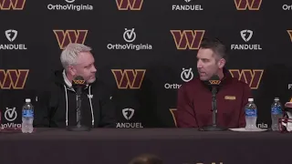 Pre-NFL Draft Press Conference: Washington Commanders GM Adam Peters and Asst. GM Lance Newmark