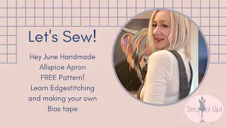 Let's Sew! Hey June Handmade Allspice Apron FREE Pattern