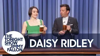 Daisy Ridley Teaches Jimmy How to Pour a Perfect Pint