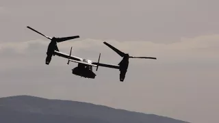 The Mach Loop; V22-Osprey almost in the hover @ Pulpit, 13/03/18