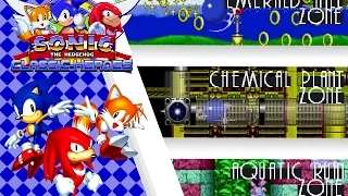 Sonic Classic Heroes - Emerald Hill, Chemical Plant, & Aquatic Ruin Zone