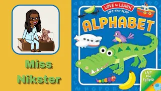 Kids Book Read Aloud Alphabet Flap book by Rainstorm Publishing