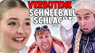 Sandra, Lexa und Mareike machen eine verbotene Schneeballschlacht auf dem Schulhof❄ LiDiRo reagiert