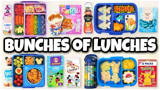 GOODBYE SUMMER! Back to School Lunch Ideas 🍎 BUNCHES OF LUNCHES