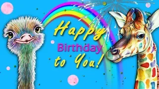 ☀️Happy Birthday to You!☀️Best Animated Greeting Card 4K #WhatsApp