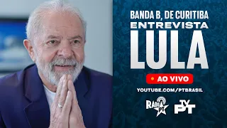 Ao vivo 15/02 | Lula concede entrevista para a Rádio Banda B, de Curitiba (PR)