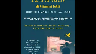 Gianni Iotti, "Te-fa-min" - presentazione del romanzo
